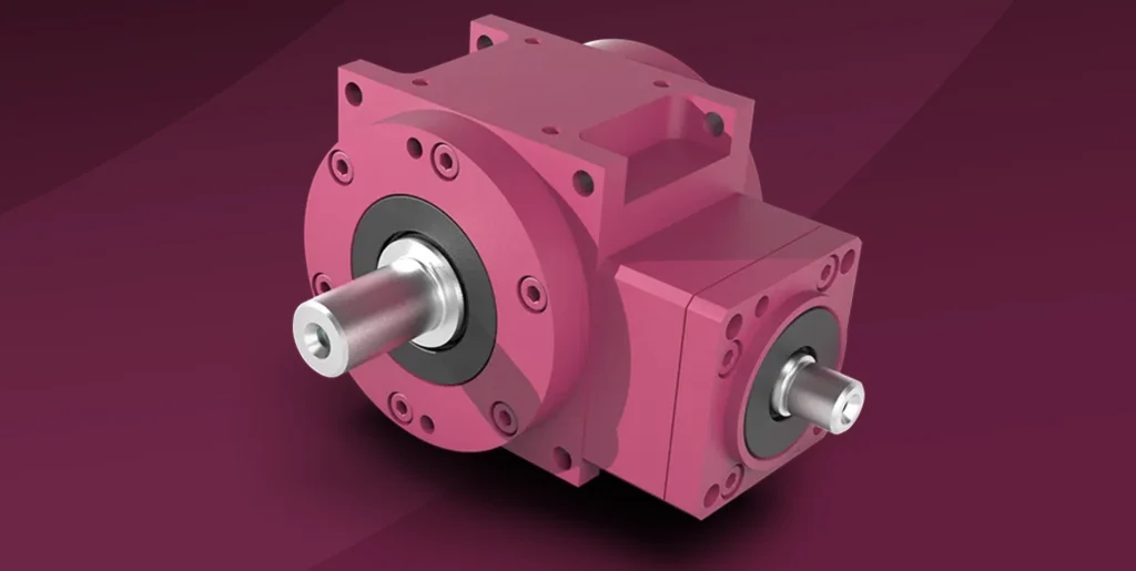 Detailansicht eines industriellen Hypoidgetriebes von ATEK Drive Solutions